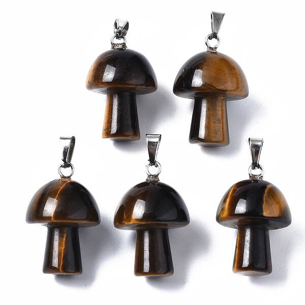 Natural Tiger Eye Pendants
