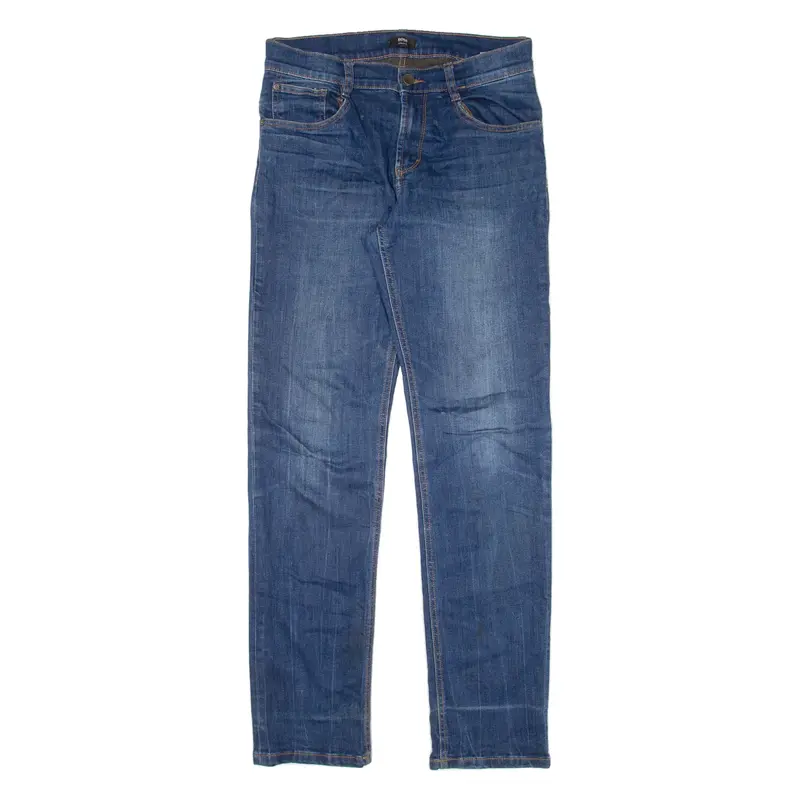 HUGO BOSS Boys Jeans Blue Regular Straight W30 L31
