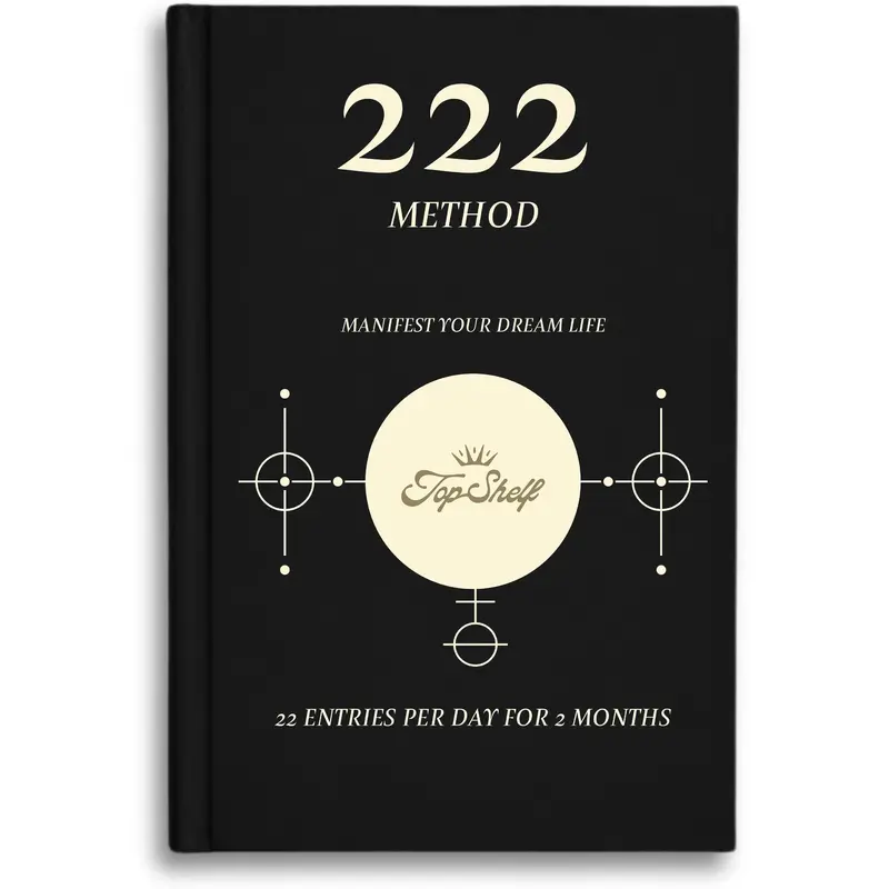222 Method Manifestation Journal by Top Shelf | Powerful Daily Ritual