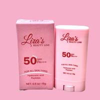 Liza's Beauty Line 50 SPF Sunscreen for All Skin Types with Hyaluronic Acid and Peptidins - 0.5 oz (115g) - Comfort, Skincare...