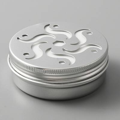 Aluminium Shallow Round Candle Tins