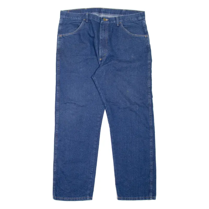 WRANGLER Mens Jeans Blue Regular Straight W38 L30