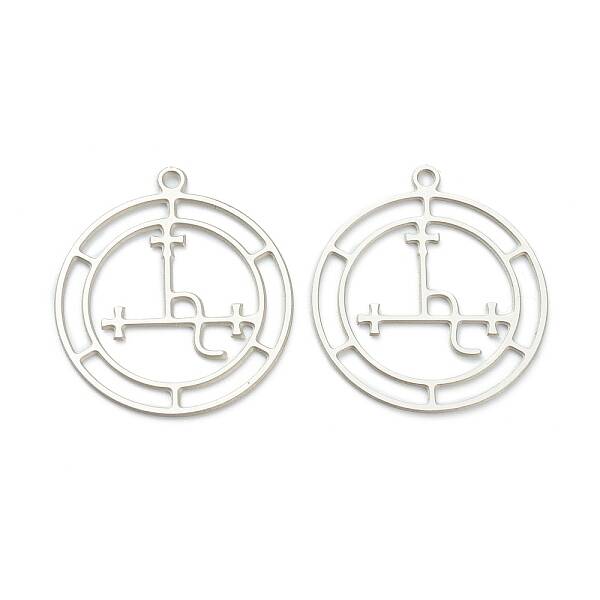 Tarnish Resistant 304 Stainless Steel Sigil of Lilith Pendants