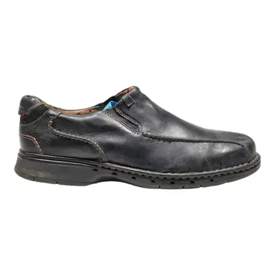 STRUCTURED Pump Shoes Black Leather Mens UK 11