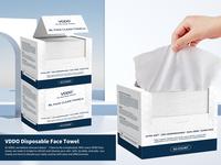 XL FACE CLEAN TOWELS - 100% Biodegradable, Ultra Soft Dual-sided Facial Towels, Gentle on Skin, Makeup Removal & Skin Care, H...