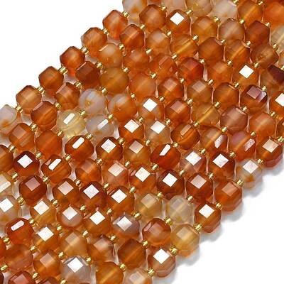 Natural Red Agate Beads Strands