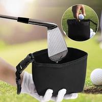 Golf Club Cleaning Bag with Detachable Clip, Portable Golf Club Cleaning Tool, Golf Accessories for Men & Women