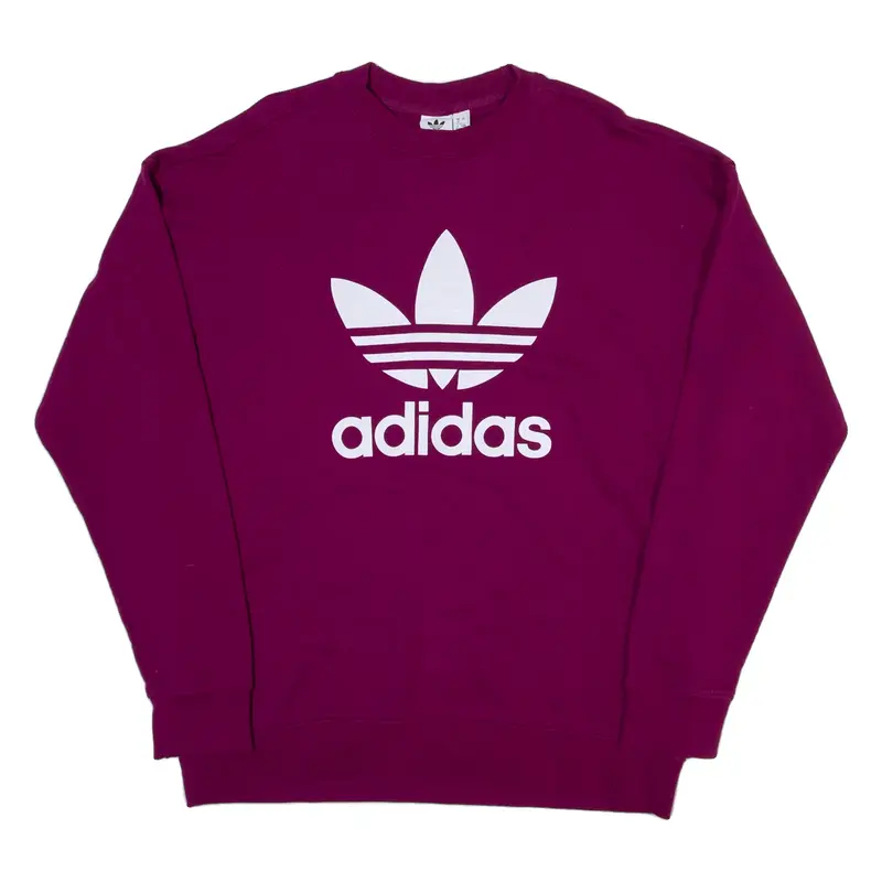 ADIDAS ORIGINALS Womens Sweatshirt Purple UK 12