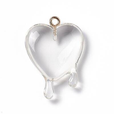 Transparent Resin Pendants