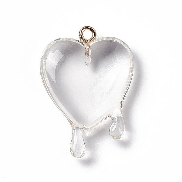 Transparent Resin Pendants