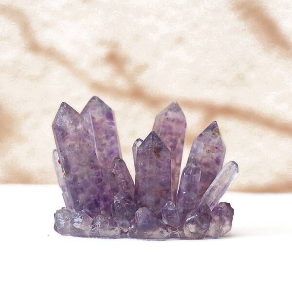 Natural Amethyst Crystal Cluster Shape Home Decoration