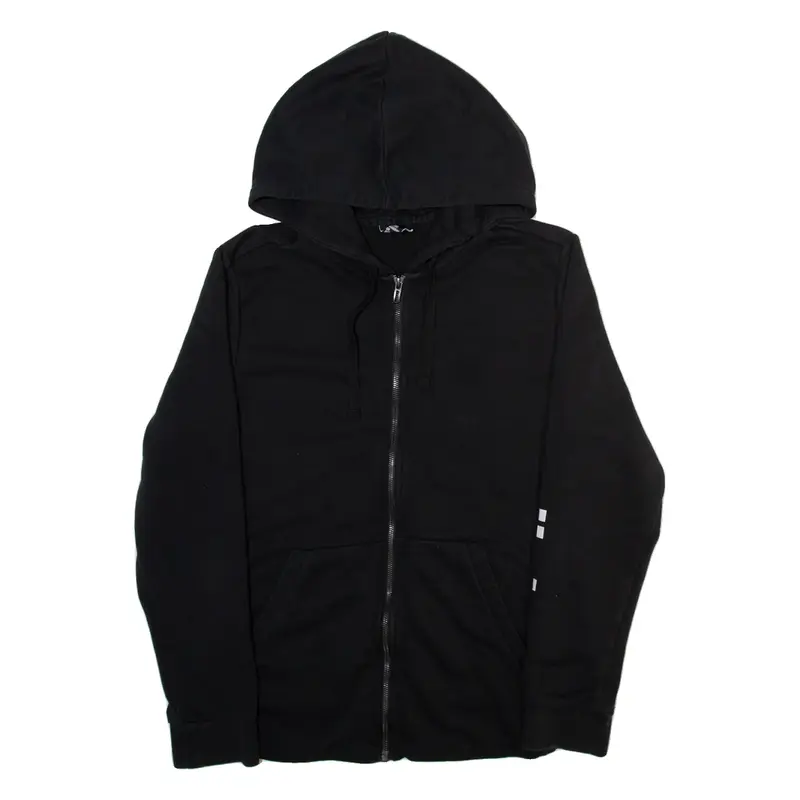 ADIDAS Mens Black Hoodie Full Zip M