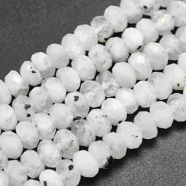Natural Rainbow Moonstone Beads Strands