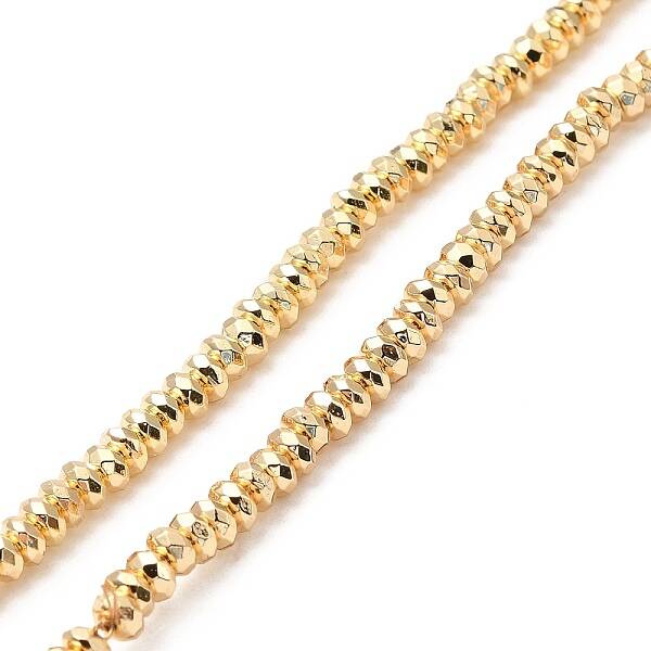 Synthetic Non-magnetic Hematite Beads Strands