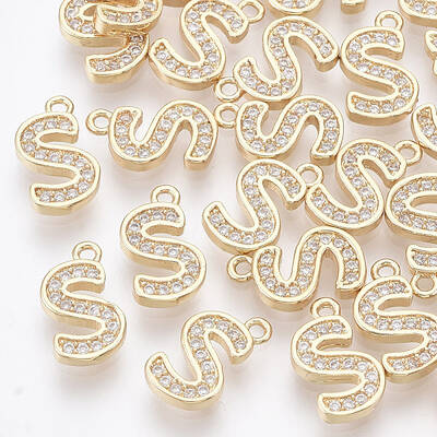 Brass Cubic Zirconia Charms
