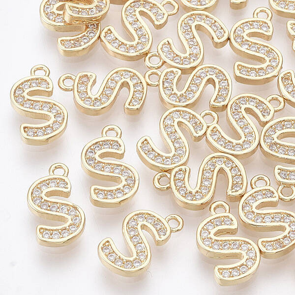 Brass Cubic Zirconia Charms