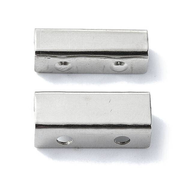 Non-Tarnish Rectangle 201 Stainless Steel Clasp