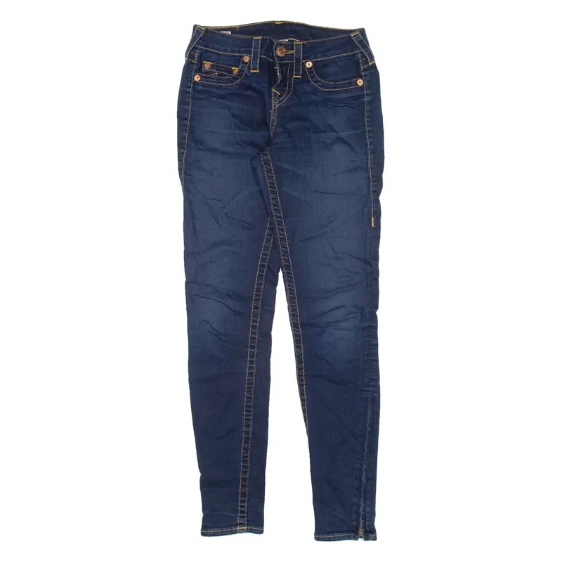 TRUE RELIGION Womens Jeans Blue Slim Skinny W26 L29