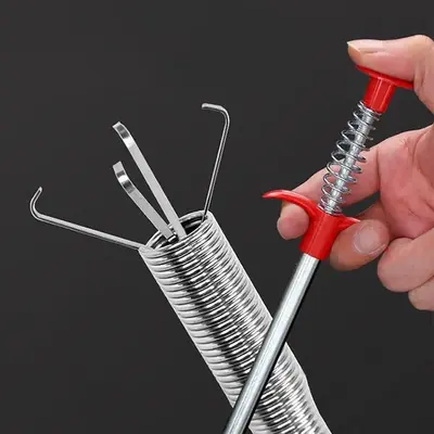 Multifunctional Cleaning Claw, Flexible Sink Snake, Kitchen Drain Cleaning Tool, Drain Block Removal Tool, Easy to Clear Hair...