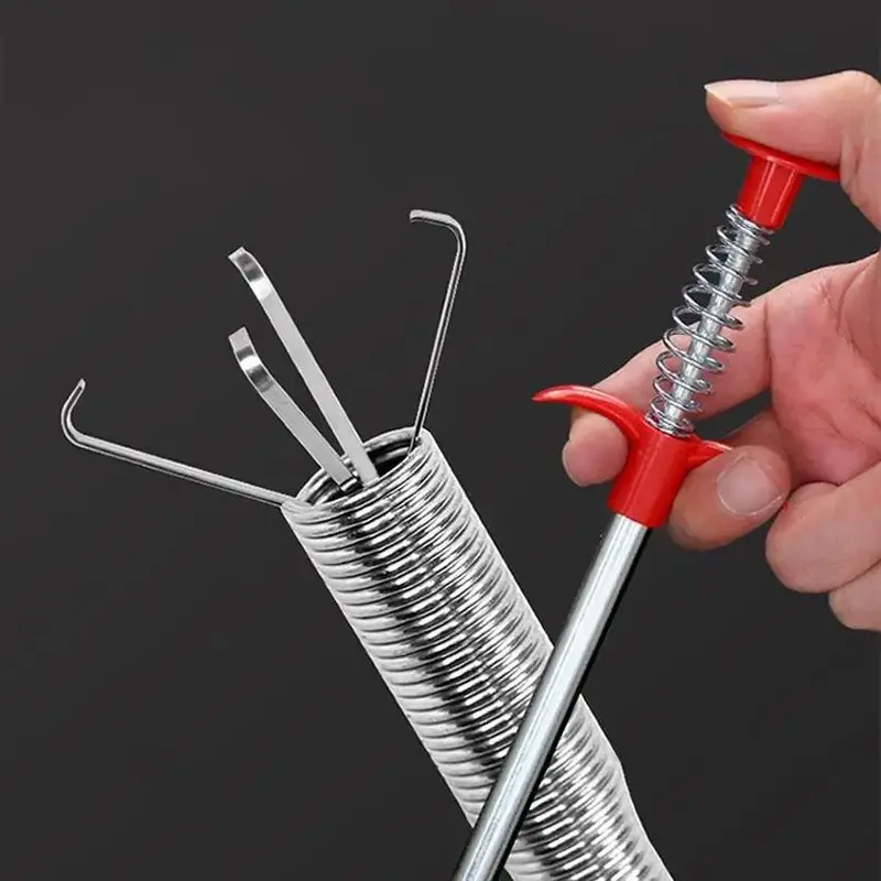 Multifunctional Cleaning Claw, Flexible Sink Snake, Kitchen Drain Cleaning Tool, Drain Block Removal Tool, Easy to Clear Hair...