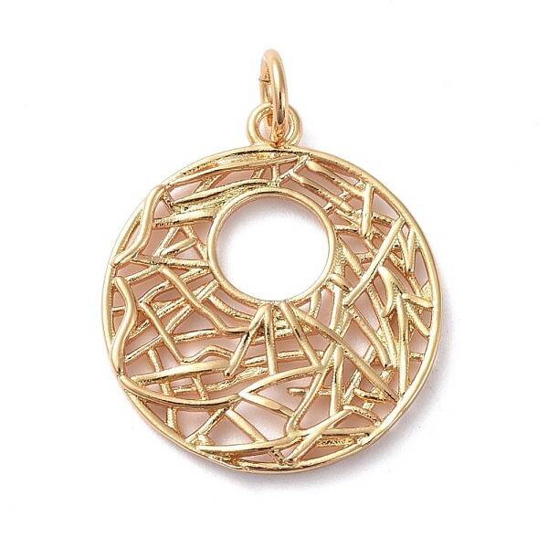 Brass Filigree Pendants