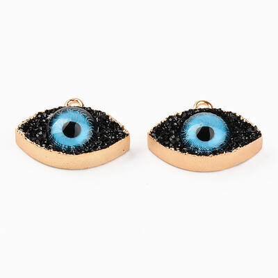 Druzy Resin Pendants