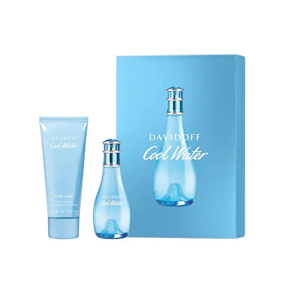 Davidoff Cool Water Women - EDT 30 ml + Body Lotion 75 ml