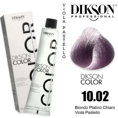 Dikson Color 120 Ml 10.02 Light Platinum Blonde Pastel Violet