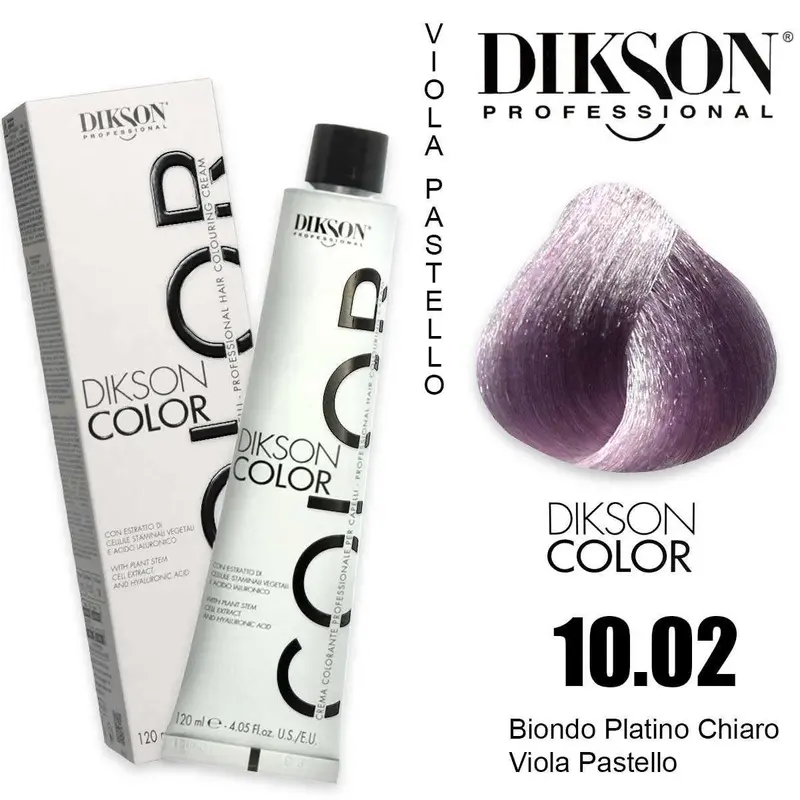 Dikson Color 120 Ml 10.02 Light Platinum Blonde Pastel Violet