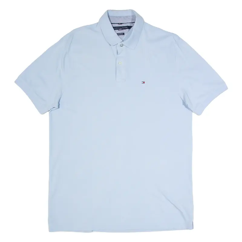 TOMMY HILFIGER Mens Polo Shirt Blue XL