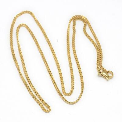 Trendy Unisex 201 Stainless Steel Twisted Chain Necklaces