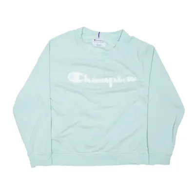 CHAMPION Sweatshirt Blue Womens XL