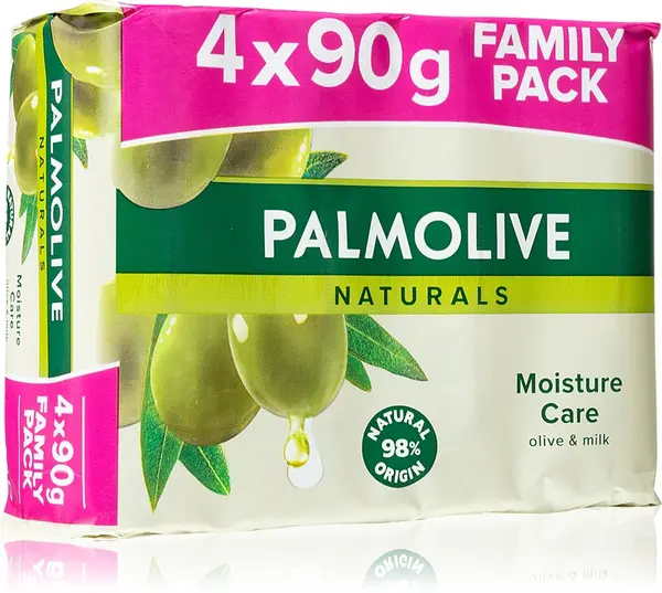 Palmolive Naturals milk and olive solid soap 4x90 g