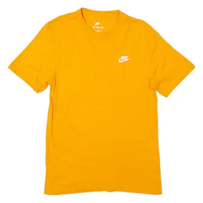 NIKE Mens T-Shirt Orange S