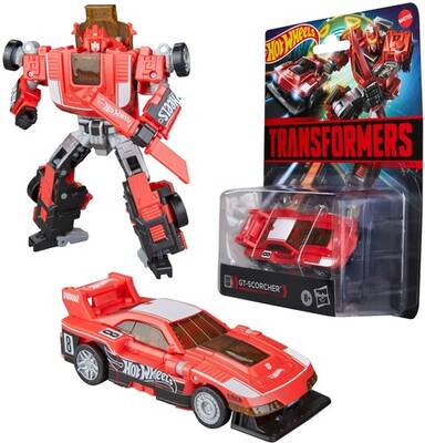 Transformers x Hot Wheels - GT-Scorcher Converting 5 Figure