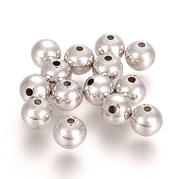 Brass Round Spacer Beads