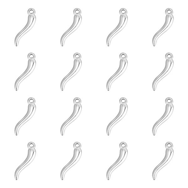 16Pcs 304 Stainless Steel Pendants