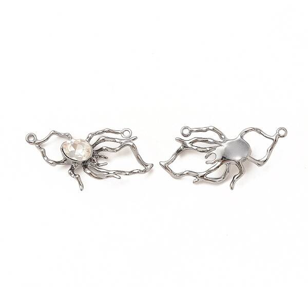 Alloy Glass Connector Charms