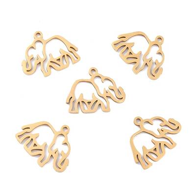 Ion Plating(IP)  201 Stainless Steel Pendants