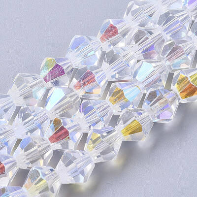 Electroplate Glass Beads Strands