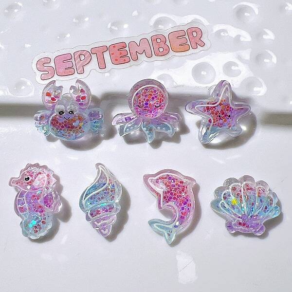 Transparent Resin Cabochons