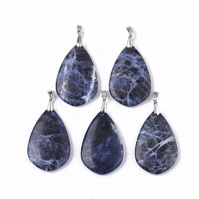 Natural Sodalite Big Pendants