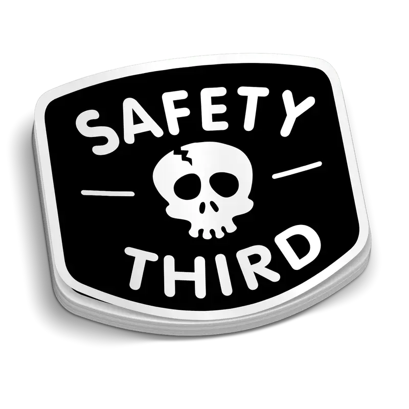 Safety 3rd  5 Inch Decal