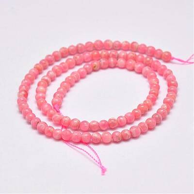 Natural Argentina Rhodochrosite Beads Strands