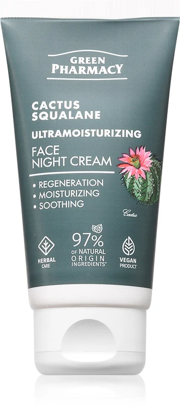 Green Pharmacy Cactus & Squalane Moisturizing Night Cream 50 ml