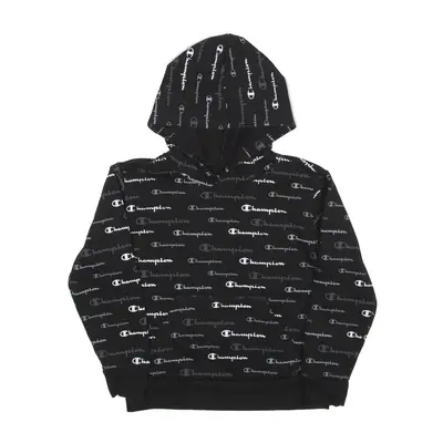 CHAMPION Hoodie Black Pullover Boys 7 Years