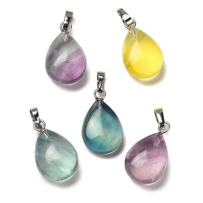 Natural Fluorite Pendants