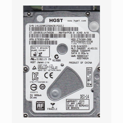 678309-004 HP 500GB 7200RPM SATA 6Gb/s 32MB Cache 2.5-inch Hard Drive