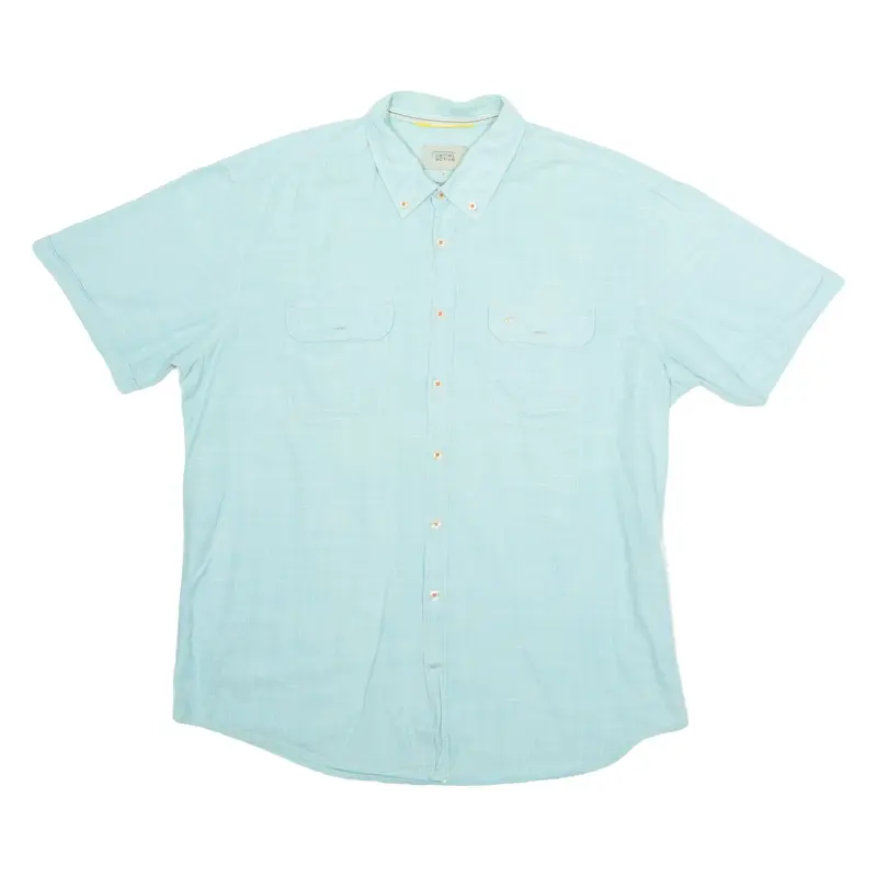CAMEL ACTIVE Regular Fit Mens Shirt Blue Check L