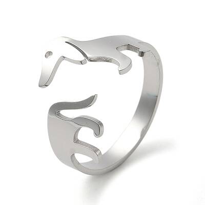 Non-Tarnish 304 Stainless Steel Cuff Rings